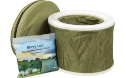 Bivvy Loo Tragbare Campingtoilette Inkl. Tragetasche Green