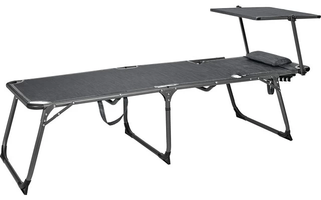 Berger Slimline Dreibein Sonnenliege Anthrazit - Image 5