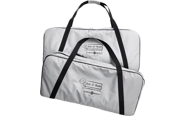 Disc-O-Bed Kid-O-Bunk Kinder Camping Stockbett Inkl. Seitentaschen Rot / Silber - Image 6