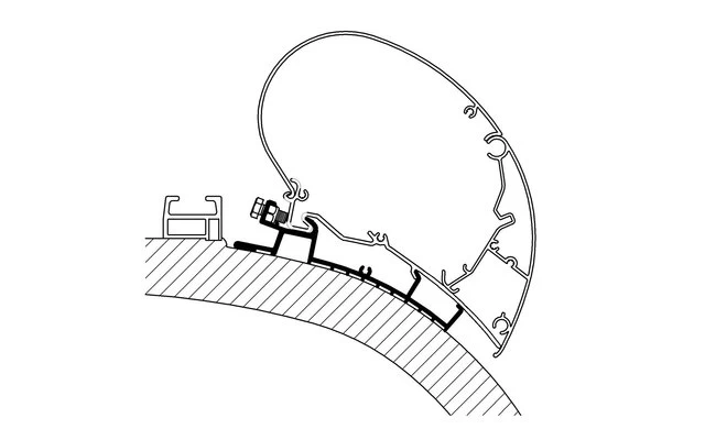 Thule Chartago Chic Adapter Für Serie 6, 3,5 M â Bild 2