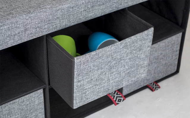 Bo-Camp Urban Outdoor Barnet Ottomane 6 Fächer - Image 2