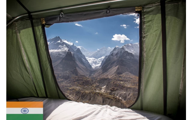 Gordigear Dachzelt Plus Für 4 Personen Mit Staufläche 180 X 320 Cm Grün â Bild 4