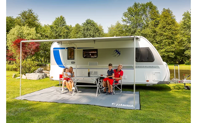 Fiamma CaravanStore XL 310 Sackmarkise Deep Black Tuchfarbe Royal Grey 310 Cm â Bild 5