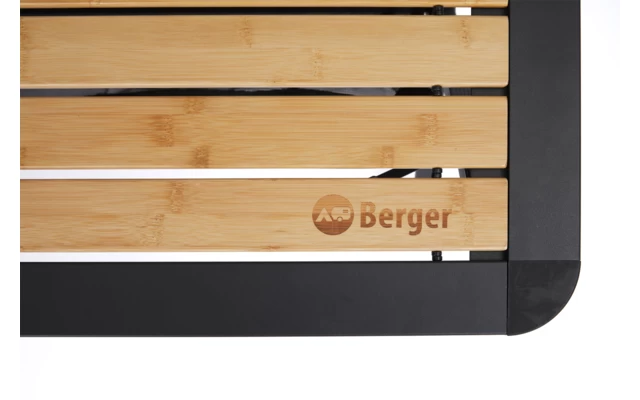 Berger Alu-Bambus Rolltisch Schwarz - Image 2