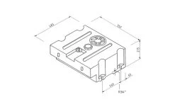 Wassertank 45 Liter 55 X 48,5 X 21,5 Cm