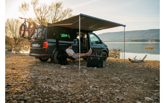 Fiamma F45s 300 Markise Für VW T5/T6/Multivan/Transporter Tuchfarbe Royal Grey Long WB 300 Cm Gehäusefarbe Deep Black Linkslenker â Bild 4