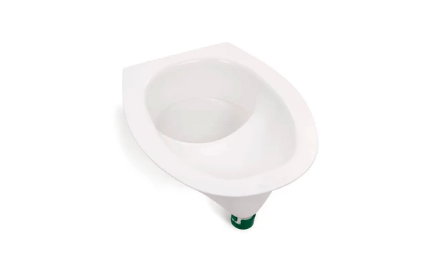 TROBOLO Do It Yourself Set 5 Teilig Für Den Eigenbau Der Trenntoilette Mit Toilettensitz 11 Liter Weiß